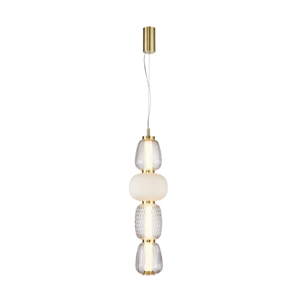 Lampa wisząca Eris złota piaskowana LED 32W 3000K 4448lm Italux 1027201