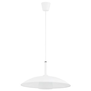 Lampa wisząca ERSO szeroki klosz biała 1xE27x15W wym:90x48x48cm IP20 Alfa 1025417 Lampa wisząca ERSO szeroki klosz biała 1xE27x15W wym:90x48x48cm IP20 Alfa 1025417