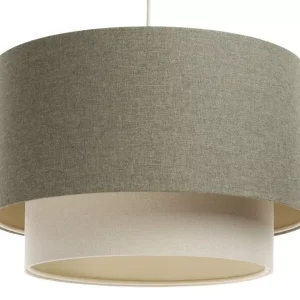 Lampa wisząca ERUTAN DOUBLE 60 zielona/kremowa 391193 Lampa wisząca ERUTAN DOUBLE 60 zielona/kremowa 391193