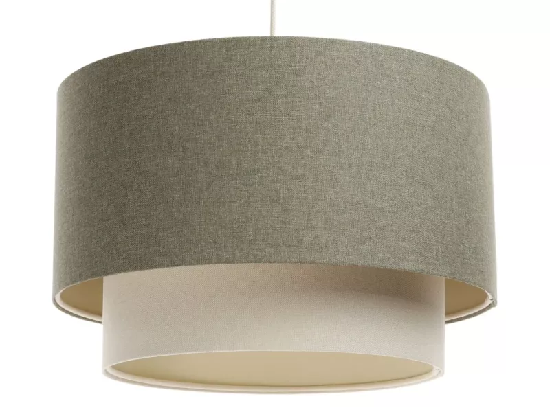 Lampa wisząca ERUTAN DOUBLE 60 zielona/kremowa 391193