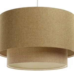 Lampa wisząca ERUTAN DOUBLE 60 żółta/beżowa 391657 Lampa wisząca ERUTAN DOUBLE 60 żółta/beżowa 391657
