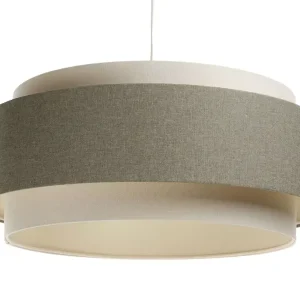 Lampa wisząca ERUTAN DUDU kremowa/zielona 391298 Lampa wisząca ERUTAN DUDU kremowa/zielona 391298