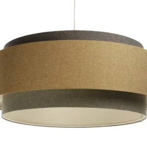 Lampa wisząca ERUTAN DUDU szara/beżowa 391173 Lampa wisząca ERUTAN DUDU szara/beżowa 391173