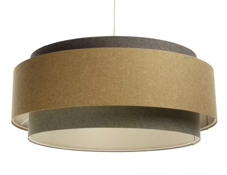 Lampa wisząca ERUTAN DUDU szara/beżowa 391173