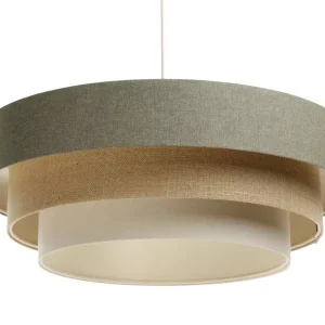 Lampa wisząca ERUTAN TRIPLE zielona/beżowa/kremowa 391476