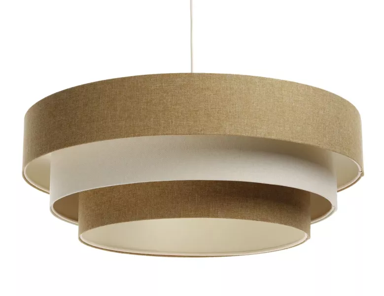 Lampa wisząca ERUTAN TRIPLE żółta/kremowa 391652