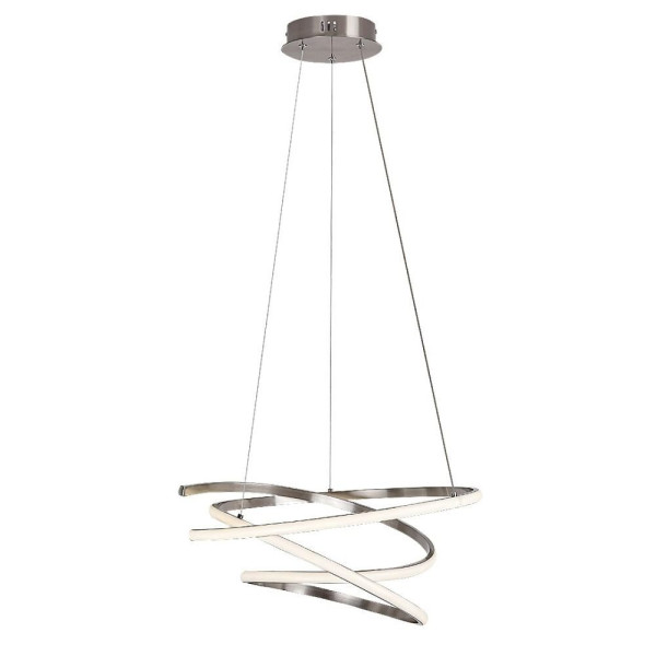 Lampa wisząca Esilda chrom satynowany-biała LED 1x42W 4000K 2200lm Rabalux 952581