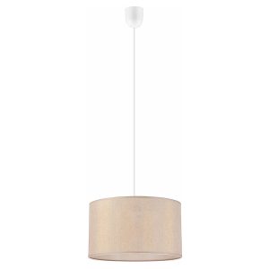 Lampa wisząca Estelle tkaninowa beżowa 119998