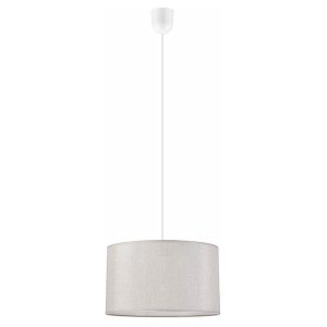 Lampa wisząca Estelle tkaninowa szara 119980