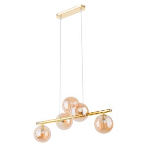 Lampa wisząca Estera 5-punktowa metalowa złota 57030 Lampa wisząca Estera 5-punktowa metalowa złota 57030