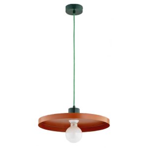 Lampa wisząca ETERI płaski talerz żółto-pomarańczowa 1xE27x15W IP20 Alfa 1025382 Lampa wisząca ETERI płaski talerz żółto-pomarańczowa 1xE27x15W IP20 Alfa 1025382