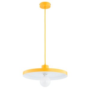 Lampa wisząca ETERI płaski talerz żółto-pomarańczowa 1xE27x15W IP20 Alfa 1025333 Lampa wisząca ETERI płaski talerz żółto-pomarańczowa 1xE27x15W IP20 Alfa 1025333