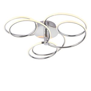 Lampa wisząca ETERNE chromowana-biała LED 43,5W 3000K 2500lm IP20 Endon 1030252 Lampa wisząca ETERNE chromowana-biała LED 43,5W 3000K 2500lm IP20 Endon 1030252