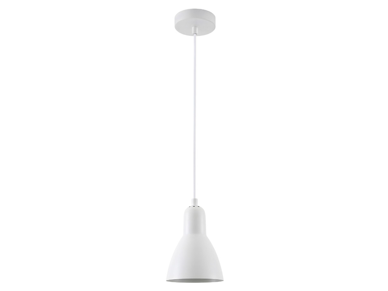 Lampa wisząca Etore metalowa biała 43779