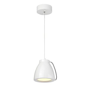 Lampa wisząca Europa biała LED 1x18W Ciepła biel 538lm Elstead 850865 Lampa wisząca Europa biała LED 1x18W Ciepła biel 538lm Elstead 850865