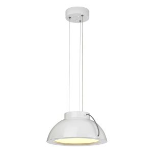 Lampa wisząca Europa biała LED 1x20W Ciepła biel 938lm Elstead 850976 Lampa wisząca Europa biała LED 1x20W Ciepła biel 938lm Elstead 850976