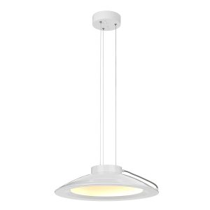 Lampa wisząca Europa biała LED 1x36W Ciepła biel 1847lm Elstead 851041 Lampa wisząca Europa biała LED 1x36W Ciepła biel 1847lm Elstead 851041