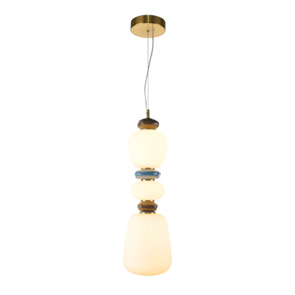Lampa wisząca EVANS złota LED 1x19W Ciepła biel 2200lm Italux 836888
