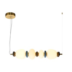 Lampa wisząca EVANS złota LED 1x22W Ciepła biel 2560lm Italux 836924 Lampa wisząca EVANS złota LED 1x22W Ciepła biel 2560lm Italux 836924