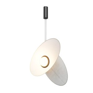 Lampa wisząca EVOLUTION biało-czarna LED 9W 3000K 500lm Maytoni 1019385 Lampa wisząca EVOLUTION biało-czarna LED 9W 3000K 500lm Maytoni 1019385