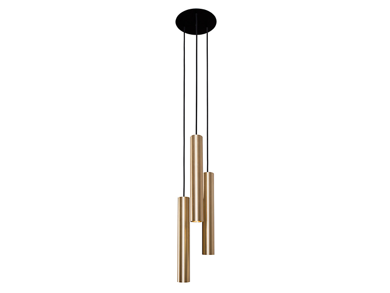 Lampa wisząca Eye L 3-punktowa stalowa złota 147941