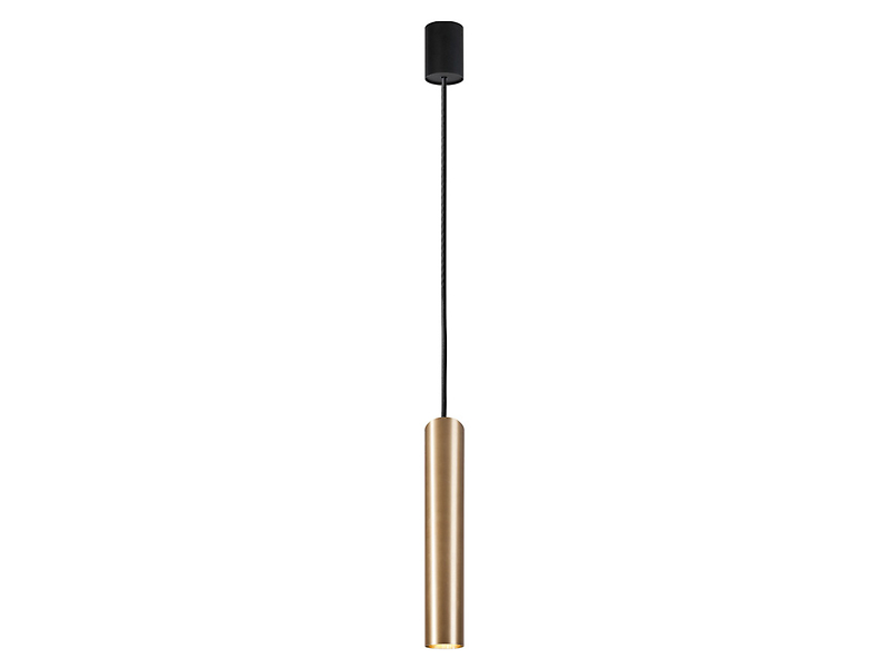 Lampa wisząca Eye L stalowa złota 147913