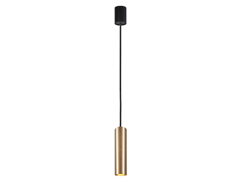 Lampa wisząca Eye M stalowa złota 147914