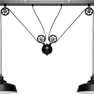 Lampa wisząca EZIO, metal, wys. 60 cm 124248 Lampa wisząca EZIO, metal, wys. 60 cm 124248