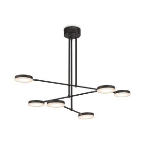 Lampa wisząca FAD czarna LED 6x36W Ciepła biel 2100lm Maytoni 852764 Lampa wisząca FAD czarna LED 6x36W Ciepła biel 2100lm Maytoni 852764