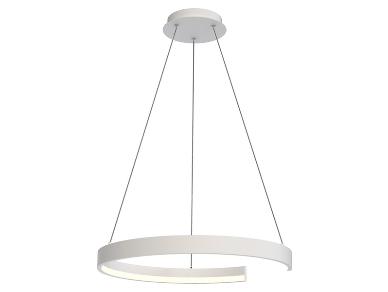 Lampa wisząca Fanne LED ze ściemniaczem biała 194511