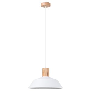 Lampa wisząca Fano stalowa biała 328735 Lampa wisząca Fano stalowa biała 328735