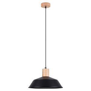 Lampa wisząca Fano stalowa czarna 329336 Lampa wisząca Fano stalowa czarna 329336