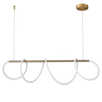 Lampa wisząca FANTASIA LED złota 120 cm 184871