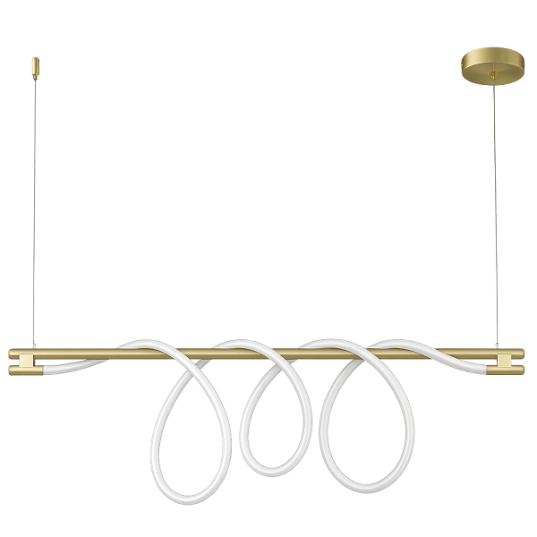 Lampa wisząca FANTASIA LONG LED złota 12 1066012