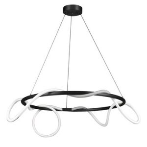 Lampa wisząca FANTASIA ROUND LED czarna 184875 Lampa wisząca FANTASIA ROUND LED czarna 184875
