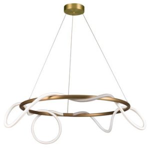 Lampa wisząca FANTASIA ROUND LED złota 184873 Lampa wisząca FANTASIA ROUND LED złota 184873