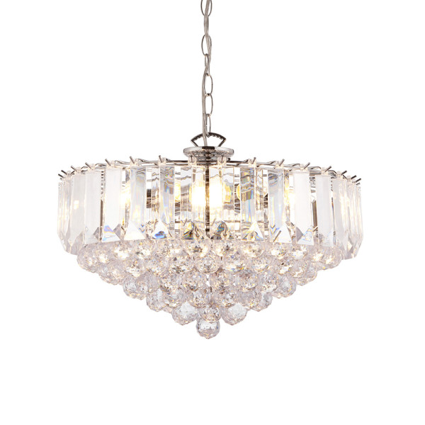 Lampa wisząca FARGO chromowana 6xE14x15W wym:183x46x46cm IP20 Endon 1025534