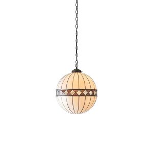 Lampa wisząca FARGO diamenty beżowa 1xE27x40W wym:150x40x40cm IP20 Tiffany 988614 Lampa wisząca FARGO diamenty beżowa 1xE27x40W wym:150x40x40cm IP20 Tiffany 988614