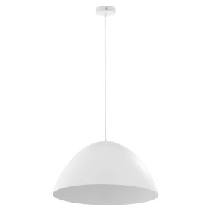 Lampa wisząca Faro 50 cm metalowa biała 56799 Lampa wisząca Faro 50 cm metalowa biała 56799