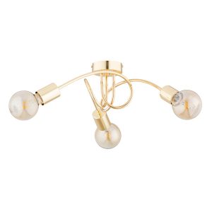 Lampa wisząca FARTA złota 3xE27x15W wym:17x47x47cm IP20 Alfa 1021174 Lampa wisząca FARTA złota 3xE27x15W wym:17x47x47cm IP20 Alfa 1021174
