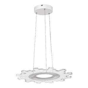 Lampa wisząca Felicity biało-przezroczysta LED 1x30W 4000K 2560lm Rabalux 959599 Lampa wisząca Felicity biało-przezroczysta LED 1x30W 4000K 2560lm Rabalux 959599