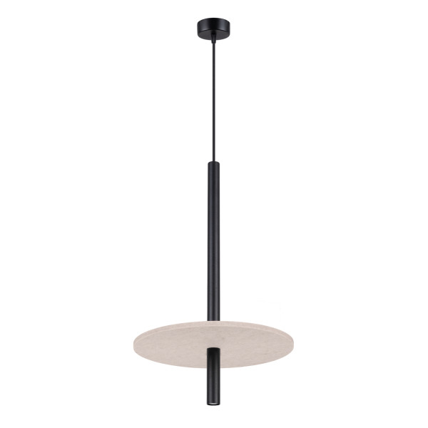 Lampa wisząca FELTRO 1 czarna/beżowa 925197