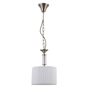 Lampa wisząca Ferlena tkaninowa biała 44929 Lampa wisząca Ferlena tkaninowa biała 44929