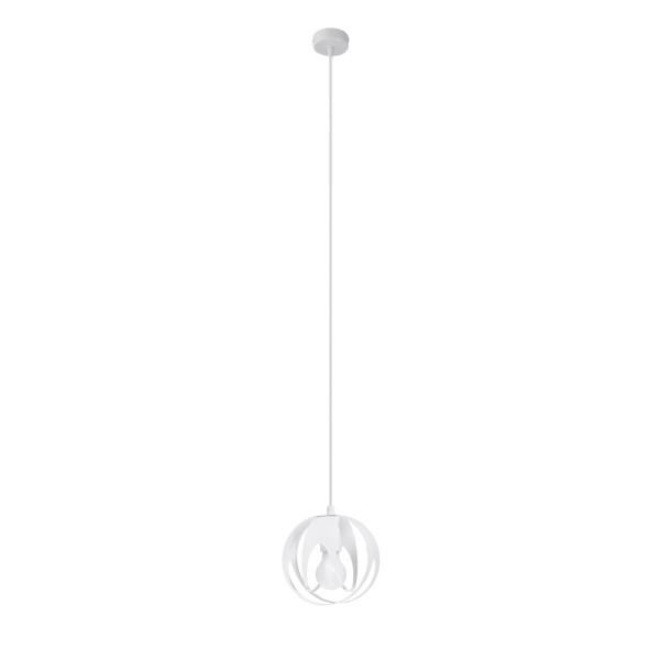 Lampa wisząca FINARA biała 1xE27x15W wym:125x16x16cm IP20 Pure Lume 1021078
