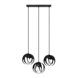 Lampa wisząca FINARA czarna 3xE27x15W wym:117x50x16cm IP20 Pure Lume 1021126 Lampa wisząca FINARA czarna 3xE27x15W wym:117x50x16cm IP20 Pure Lume 1021126