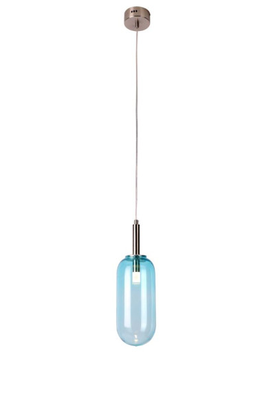Lampa wisząca FIUGGI patyna-niebieska LED 1x6W Ciepła biel 260lm Candellux 924246