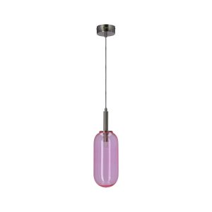 Lampa wisząca FIUGGI patyna-różowa LED 1x6W Ciepła biel 260lm Candellux 924141 Lampa wisząca FIUGGI patyna-różowa LED 1x6W Ciepła biel 260lm Candellux 924141