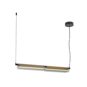 Lampa wisząca FLAT czarno-złota LED 20W 3000K 2480lm Maytoni 1026819 Lampa wisząca FLAT czarno-złota LED 20W 3000K 2480lm Maytoni 1026819