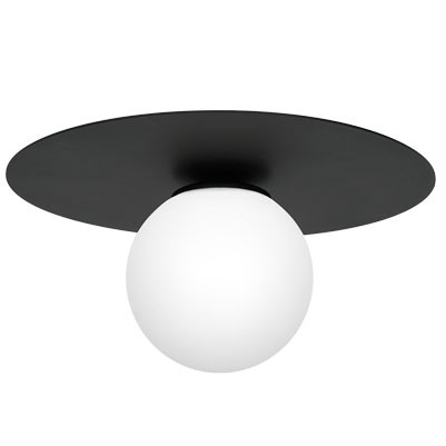 Lampa wisząca Flat czarny mat-biała 1xE14x15W wym:19x35x35cm IP20 Luminex 1030359