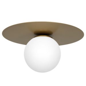 Lampa wisząca Flat złoty mat-biała 1xE14x15W wym:19x35x35cm IP20 Luminex 1030256 Lampa wisząca Flat złoty mat-biała 1xE14x15W wym:19x35x35cm IP20 Luminex 1030256